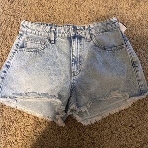 Altar'd State Distressed Denim Shorts